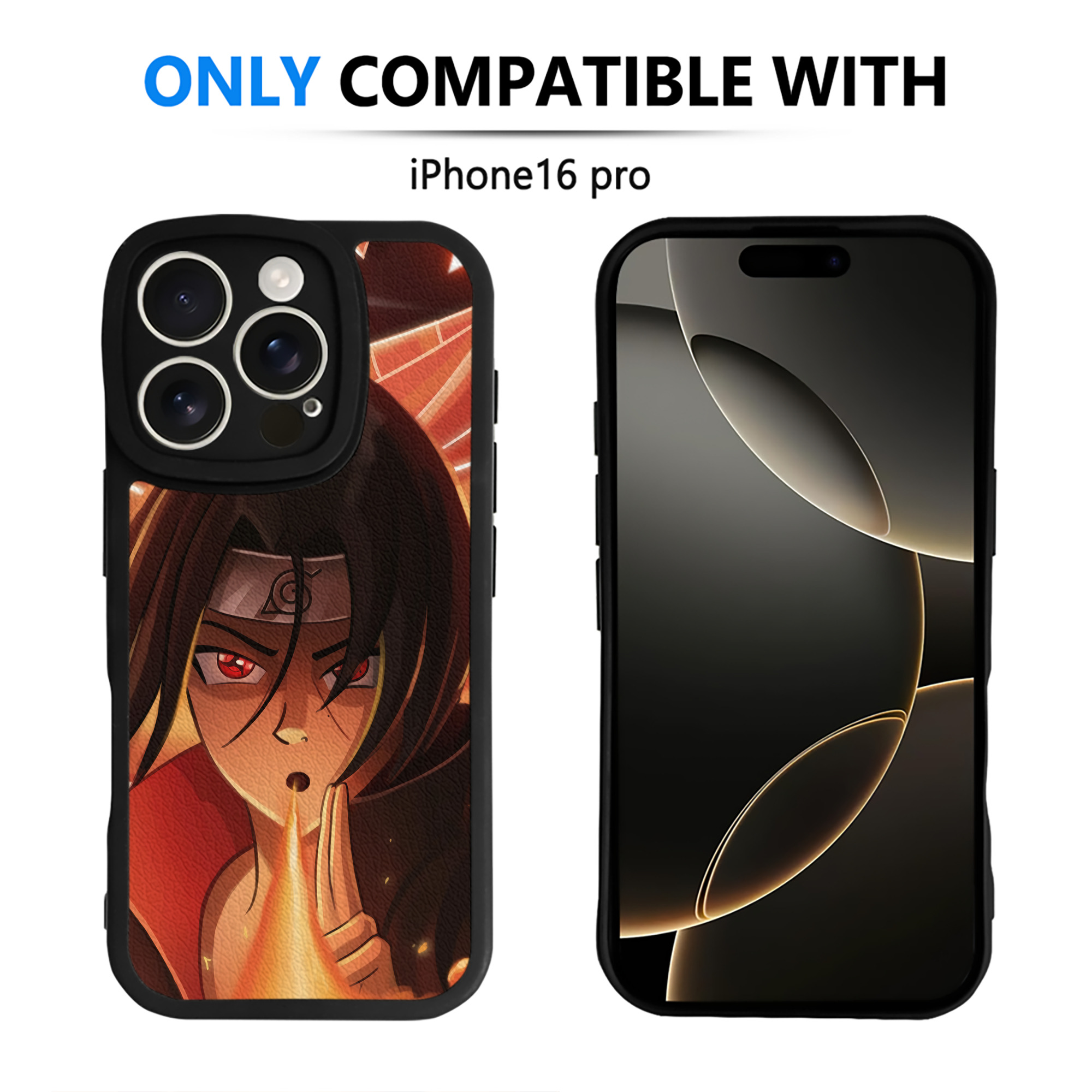 （画像用） NARUTO -ナルト- NARUTO -ナルト- 疾風伝 【iPhone 16シリーズ対応】シリコンスマホケース（レザー調） 材質：シリコン